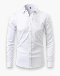 Herren Atmungsaktives Shirt | Lange Ärmel – Weiß
