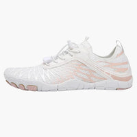 Unisex Barfuß schuhe mit rutschfester Sohle und dehnbarem Fit – Weiß