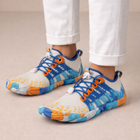 Lucia | Leichte flexible Wasserschuhe – Weiß-Blau