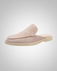 Lukas | Herren Klassiker Fersenfreie Slipper – Khaki
