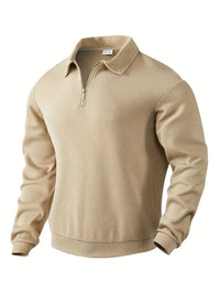 Rico Pullover - Eleganter warmer Winterpullover für Männer – Beige