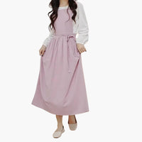 Schlichtes Dirndl kleid für Damen - Oktoberfest 2025 – Rosa
