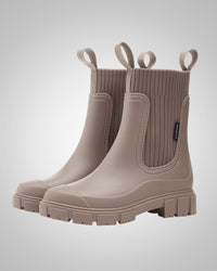 Verena | Damen Sommer Wasserdichte Gummistiefel – Khaki