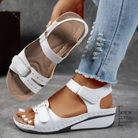 Madison | Bequeme orthopädische Sandale für Damen – Weiß