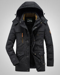 Luis | Herren Winter Parka Jacke – Schwarz