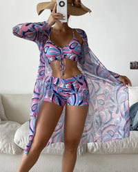 Julia Dreiteiliger Bikini | 50% RABATT – Lila