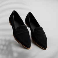 Jennifer | Damen Casual Orthopädische Slip-on Loafers – Schwarz