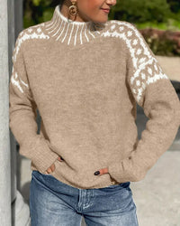 Fleecin™ - Entspannter & Warmer Strickpullover – Khaki