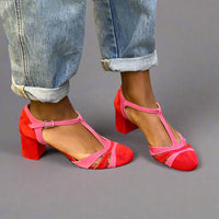 Vreni | Elegante Sandalen mit unterstützender Funktion – Rot