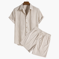 Azrael | Cordhosen-Set für Männer – Beige