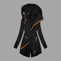 Decy | Winddichte und Wasserdichte Winterjacke – Schwarz