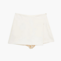 Vibrante Skort für Frauen - Bequem und Elegant für den Sommer – Weiß