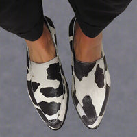 Hedwig | Elegante Loafer mit Mini-Absatz – Schwarz