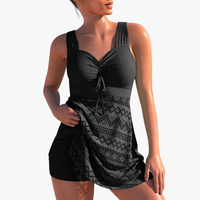 Tankini Set für Frauen - Stylish & Comfortable Beachwear – Schwarz