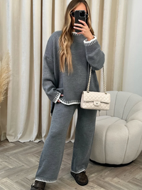 Gregoria - Bequemes Lounge-Set – Grau
