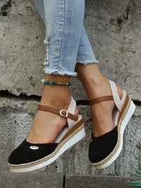Michaela | Bequeme orthopädische Espadrilles – Schwarz