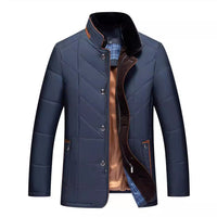 Cian | Winterjacke mit Stehkragen – Blau