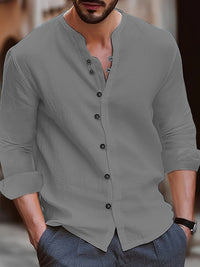 Ulysses | Button Down Herren Hemd – Grau