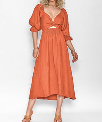Nova's Sommerkleid - Strahlend in den Sommer – Orange