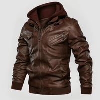 PATRICK - HOCHWERTIGE LEDERJACKE – Braun