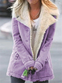 Plish | Winterwolljacke – Lila