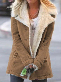 Plish | Winterwolljacke – Khaki