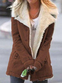 Plish | Winterwolljacke – Braun