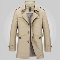 Yielma | Trenchcoat für Männer – Khaki