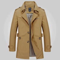 Yielma | Trenchcoat für Männer – Braun