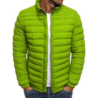 Albert™ - Streetwear-Stil Dick und Warm Reißverschluss Alltagsjacke – Grün