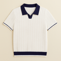 LUCA | POLOSHIRT AUS RICCIOTUCH – Weiß
