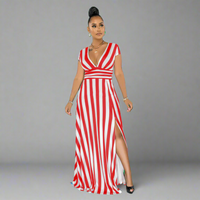 Marika | Luftiges Maxikleid für Sommermomente – Rot