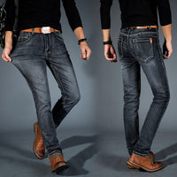 Sergiu – Prämie Dehnung Jeans – Schwarz