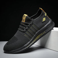 Lehmann Modehaus | stilvolle Mode Sneakers für Männer – Schwarz/Gelb