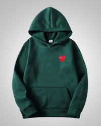 Theresa | Damen Bequemer Baumwoll Hoodie – Grün