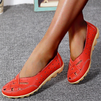 Julia Orthopädische Ledersandalen – Rot