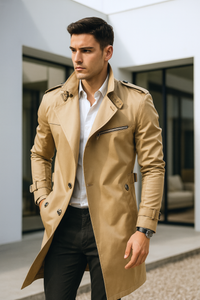 Manny | Handgefertigte Jacke – Khaki