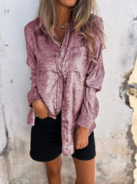 Mara - Modische Freizeitbluse – Rosa