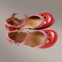 Gisela | Bequeme Sandalen für den Sommer – Rot