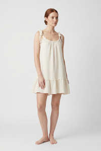 Helena | Lockeres Mini-Kleid mit Rückenausschnitt – Schwarz