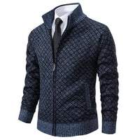 Rolland - Warm Übergangsjacke aus Baumwolle für Männer – Blau