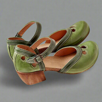 Gisela | Bequeme Sandalen für den Sommer – Grün