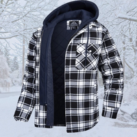 Kismis - Herren-Jacke – Schwarz - Weiß
