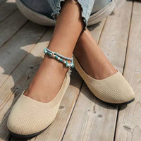 Heidi-Mode | Orthopädische Ballerina Schuhe – Crème