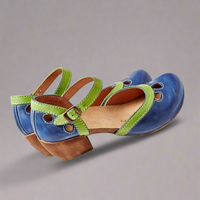 Christiana | Elegante Komfortsandalen – Blau