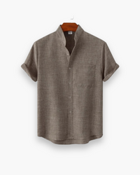 Herren Elegantes Sommerkleid | Kurzarm – Grau