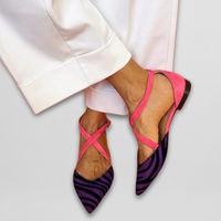 Fenna | Ballerinas mit Riemchen – Lila
