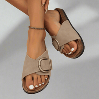 Durwina | Komfortable Sandalen für den Alltag – Khaki