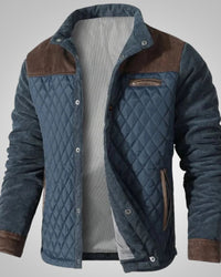 Niklas | Herren Warm Gesteppte Jacke – Braun