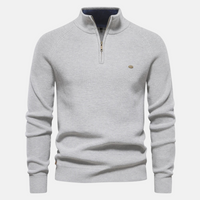 Dorian | Essential Pullover für Männer – Hellgrau